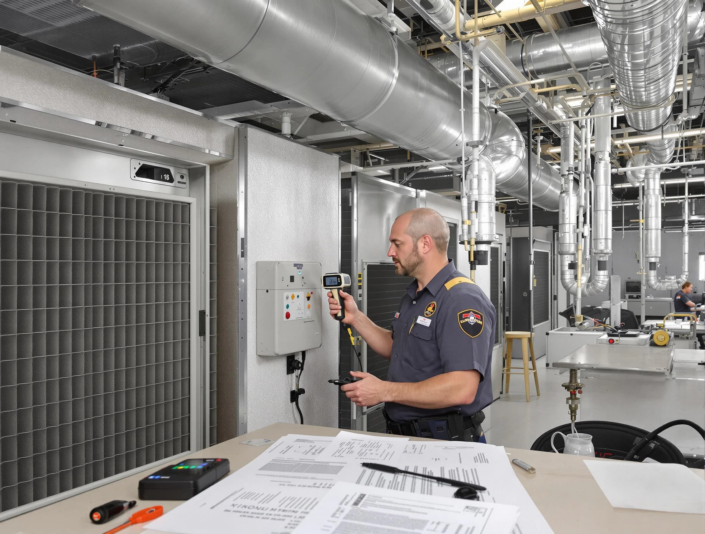 Professional filter system inspection by Orem Air Duct Cleaning in Orem