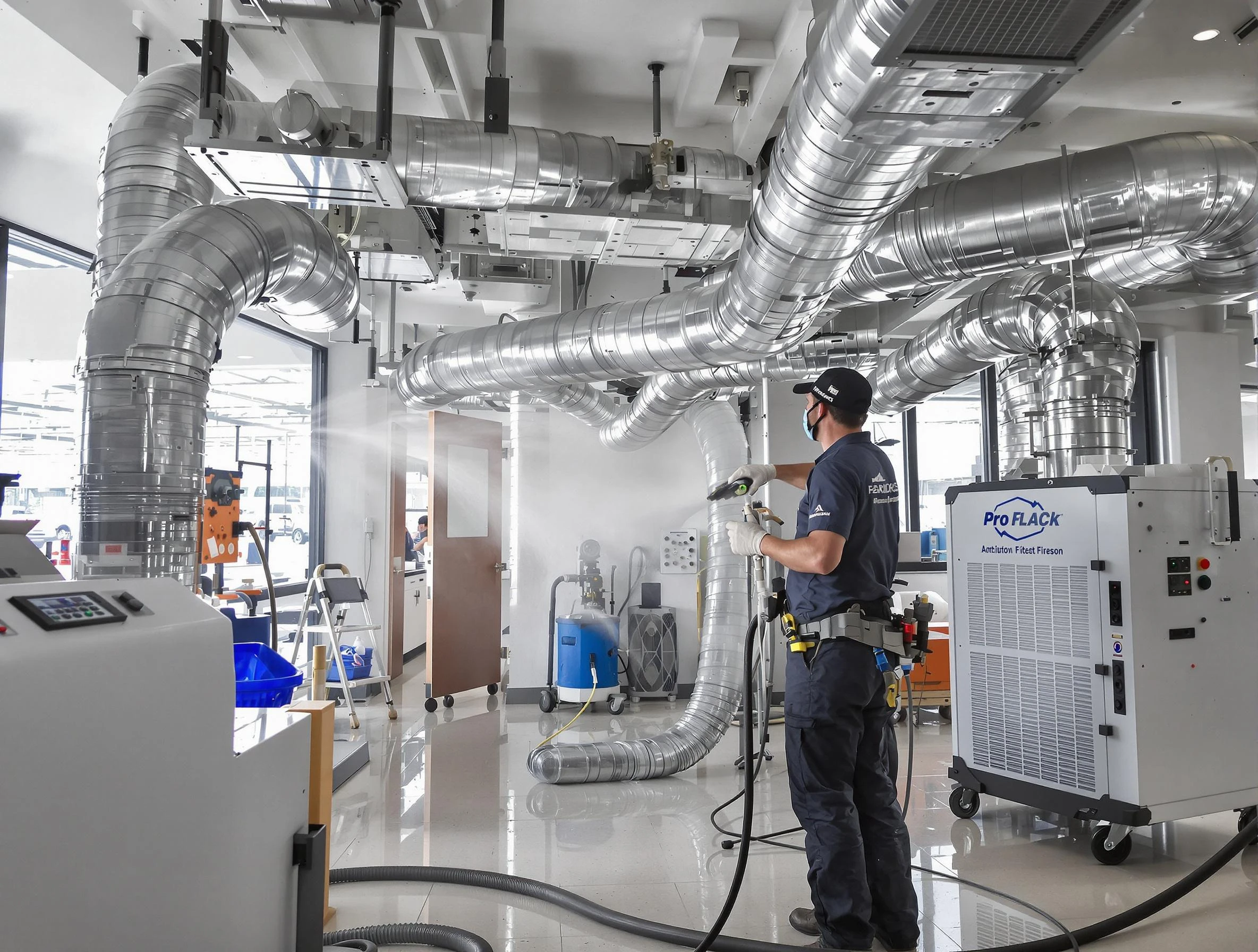 Negative Pressure Air Duct Cleaning in Orem