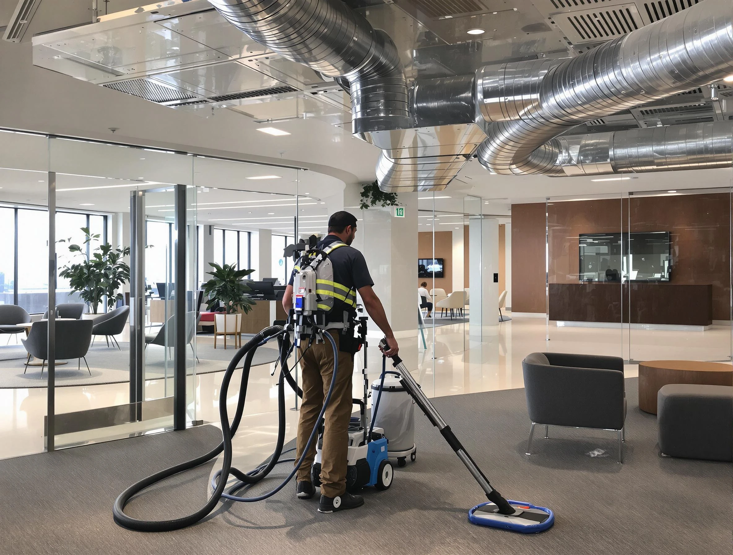 Commercial duct cleaning service by Orem Air Duct Cleaning in Orem
