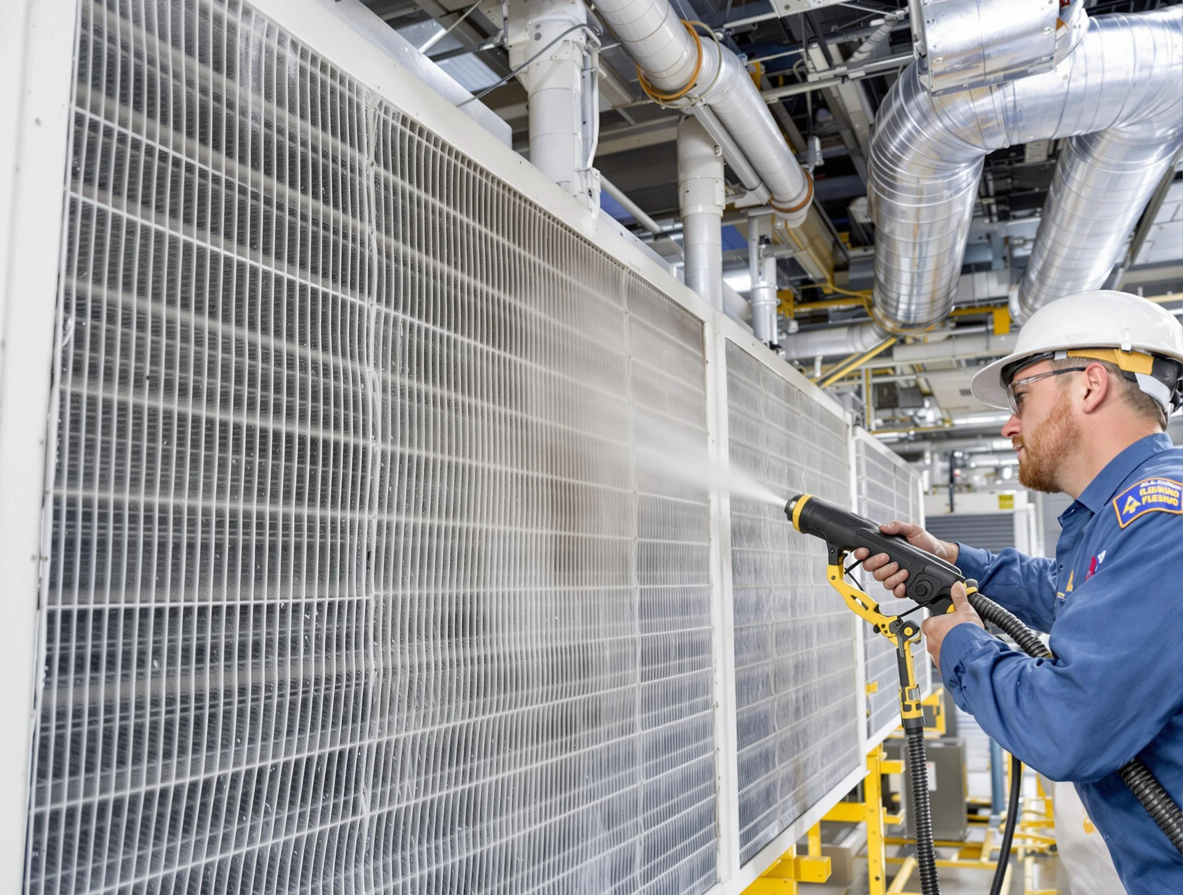 Professional commercial coil cleaning by Orem Air Duct Cleaning in Orem