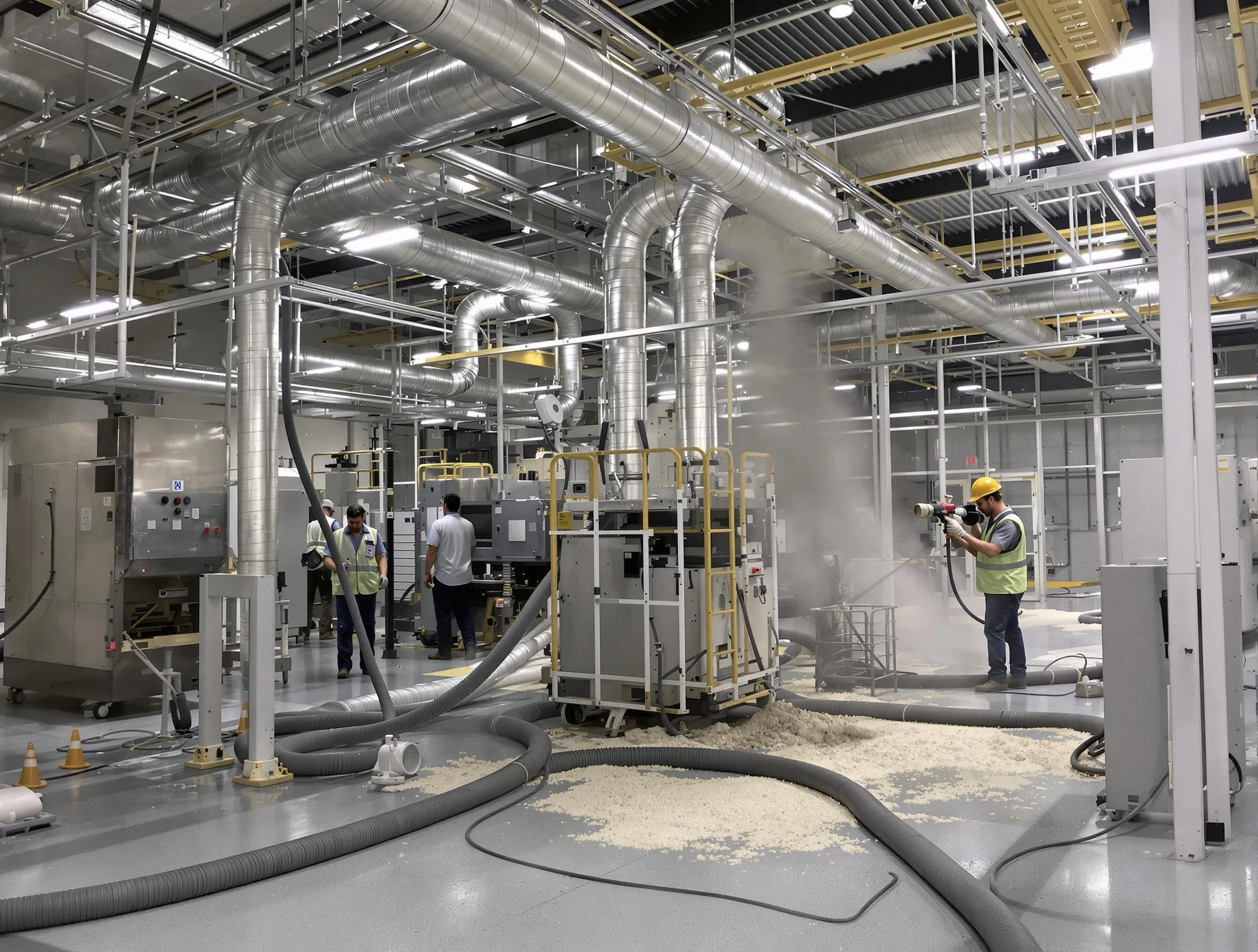 Heavy-duty industrial duct cleaning by Orem Air Duct Cleaning in Orem